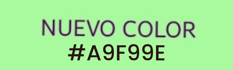 nuevo color